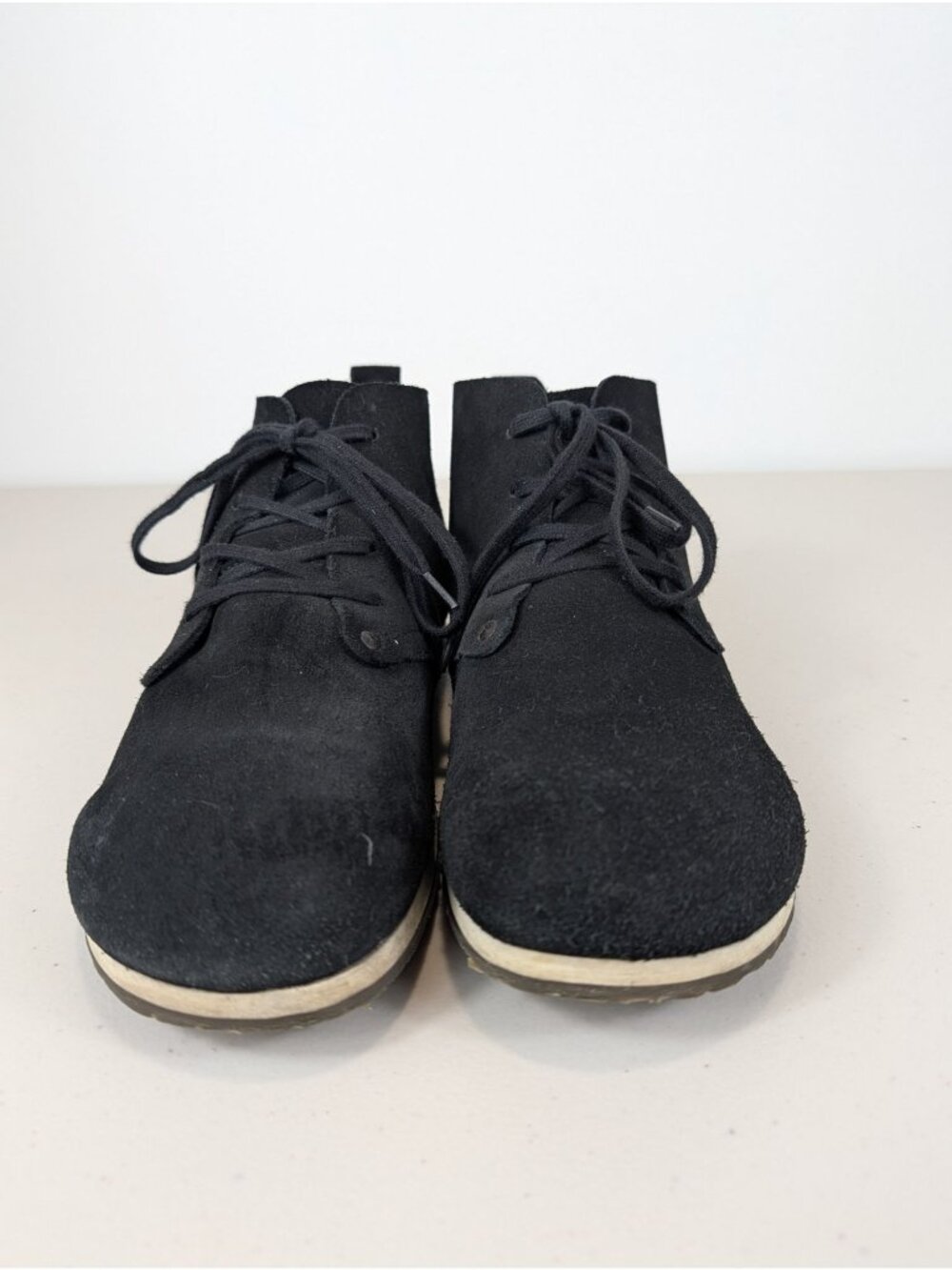 Birkenstock Dundee ankle suede boots in black men's size 10
